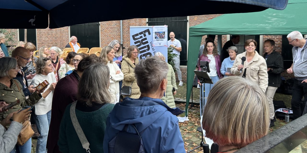 Eerste ‘sing-in’ op World Singing Day in Amersfoort