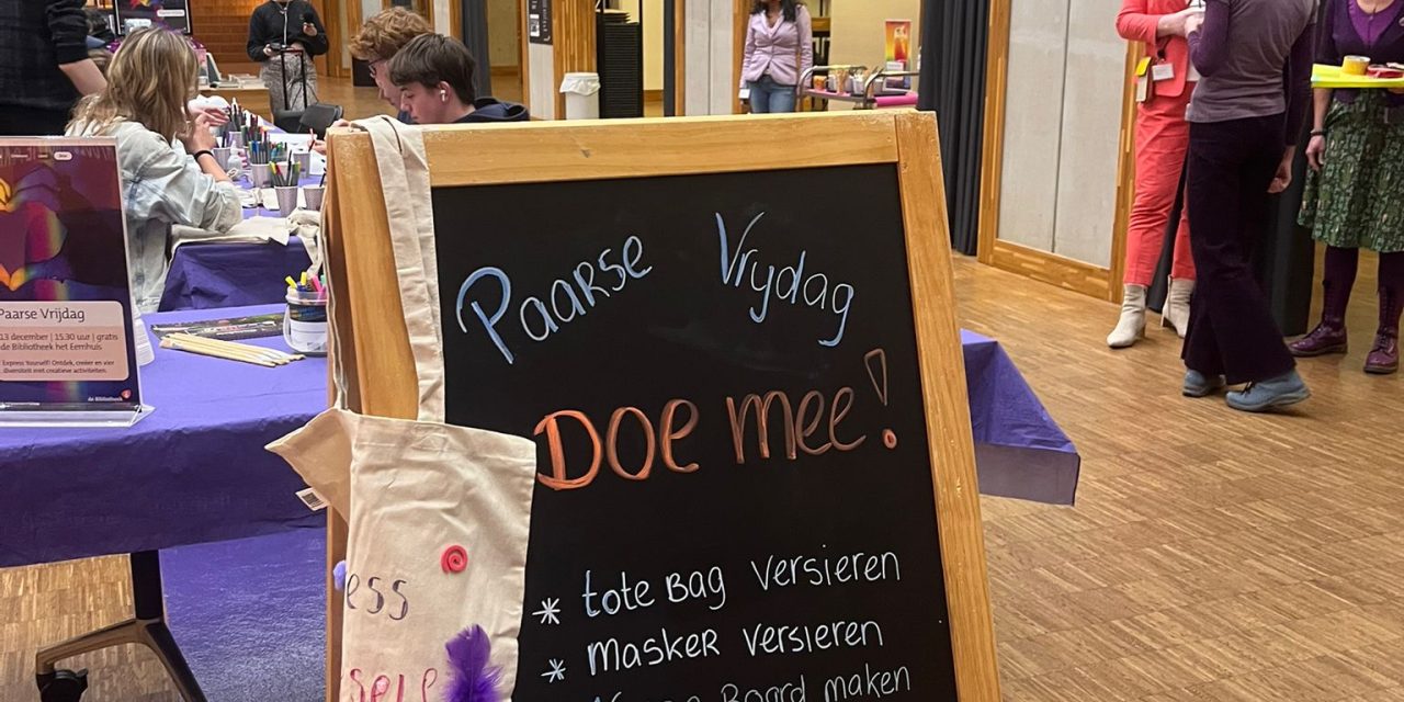 Bibliotheek Eemland viert diversiteit met Paarse Vrijdag