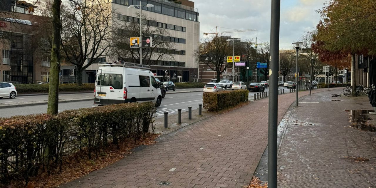 Dekbedden actie op straat