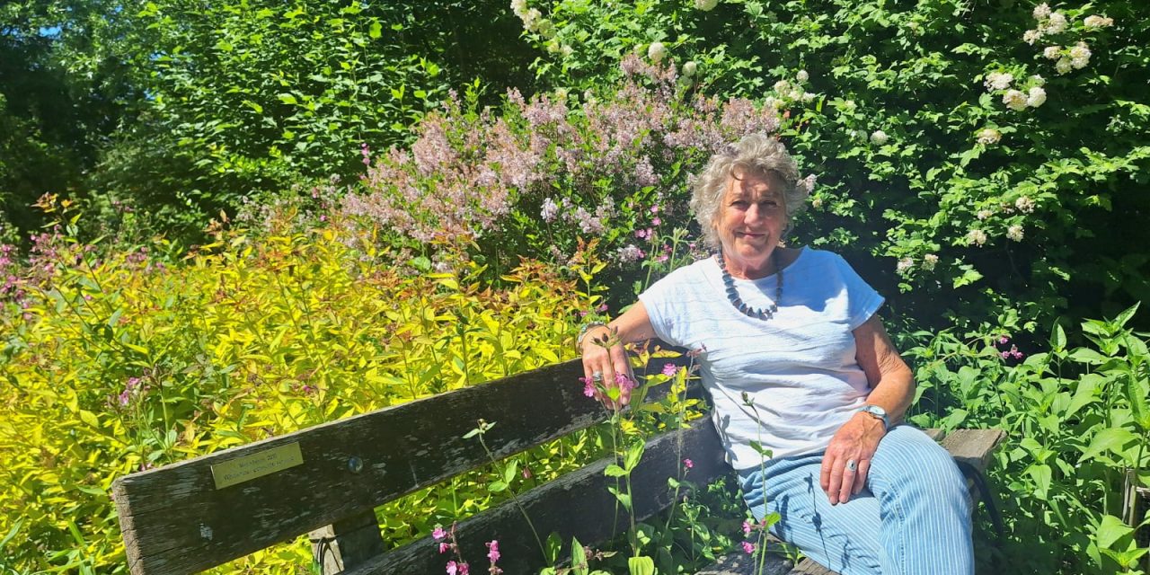 Werken in de vlindertuin haast meditatie voor Annelies Peters