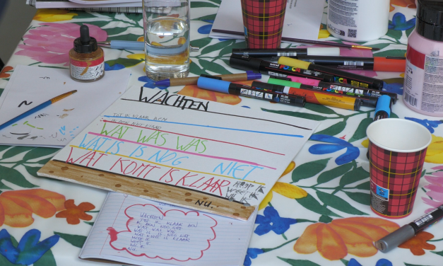Zelfontplooiing door de workshop ‘Levende Letters’