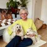 Ingrid Schrijner en hond Blizz zetten zich in tegen eenzaamheid onder ouderen