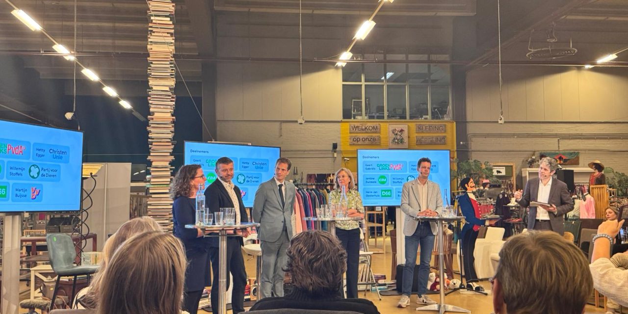 Politieke partijen in debat over circulaire economie tijdens Nationaal Kringloopdebat