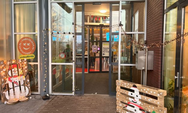Wintermarkt op middelbare school