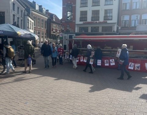 Onrust op de Hof tijdens demonstratie van Amersfoort for Palestine