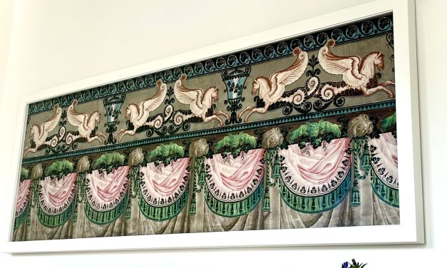 Zeldzaam 19e-eeuws behang keert terug naar monumentaal pand aan de Muurhuizen in Amersfoort