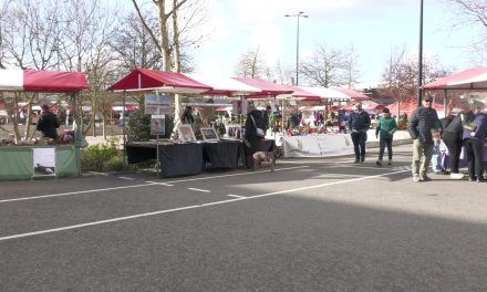 De nieuwe markt op de Oliemolenhof in Amersfoort