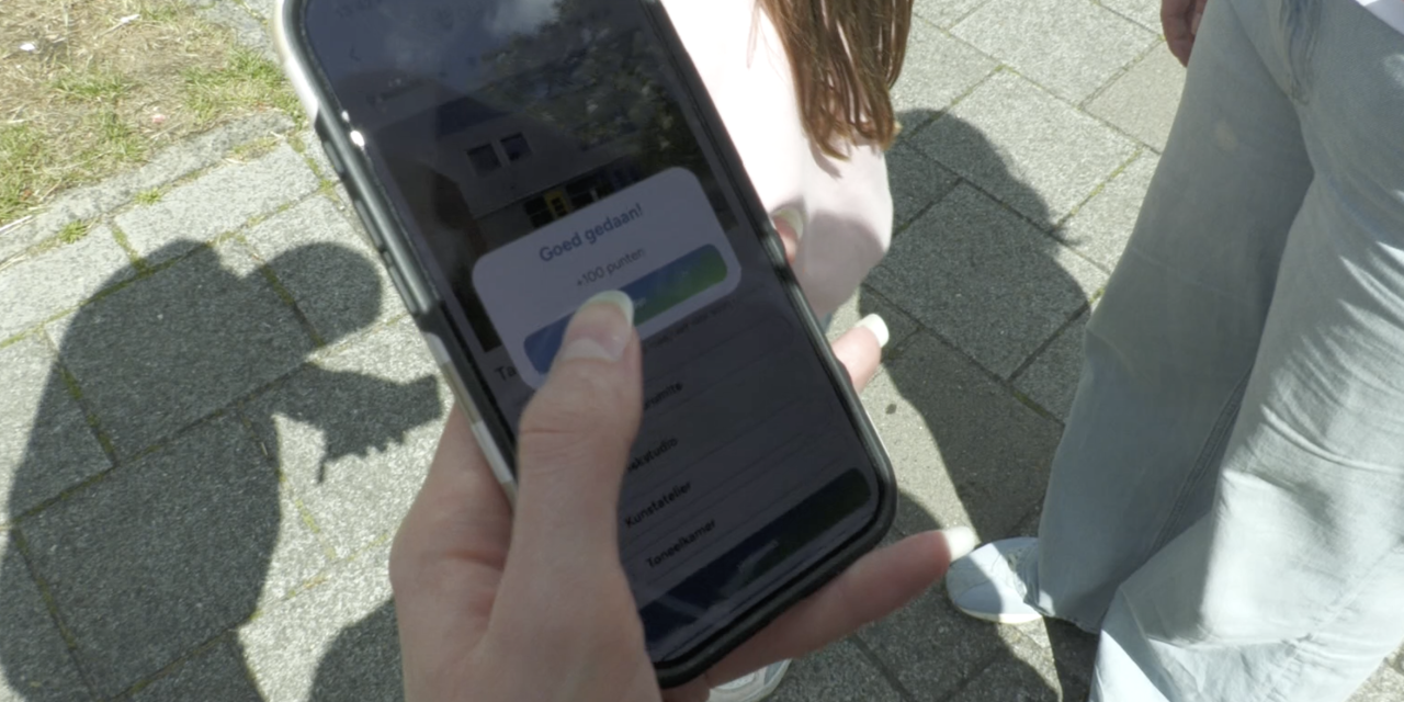 Met een smartphone op ontdekkingstocht door Nieuwland