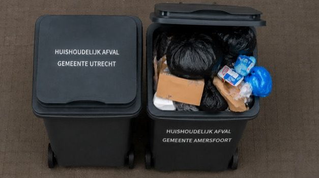 Gemeente Utrecht loopt voor op Amersfoort: Amersfoort produceert elk jaar meer huishoudelijk afval per inwoner