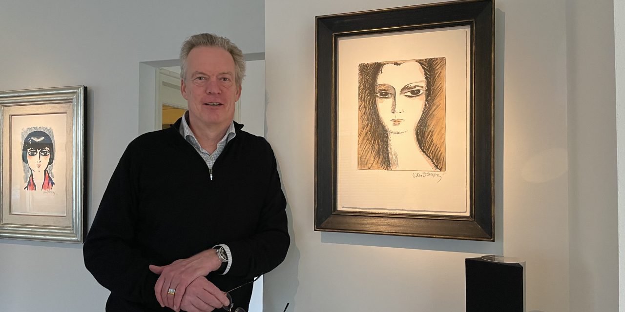 Na 20 jaar opbouwen heeft Martijn een van de grootste collecties werken van Kees van Dongen