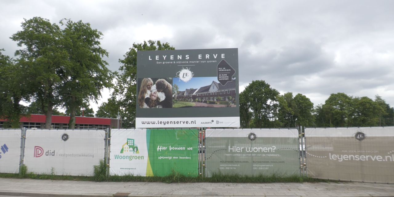 Leyens Erve nieuwe wijk in Bilthoven