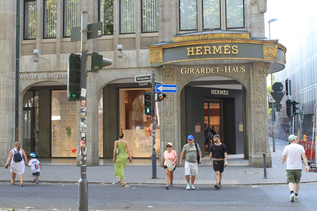 Hermès winkel Düsseldorf, foto: Chimène de Jonge