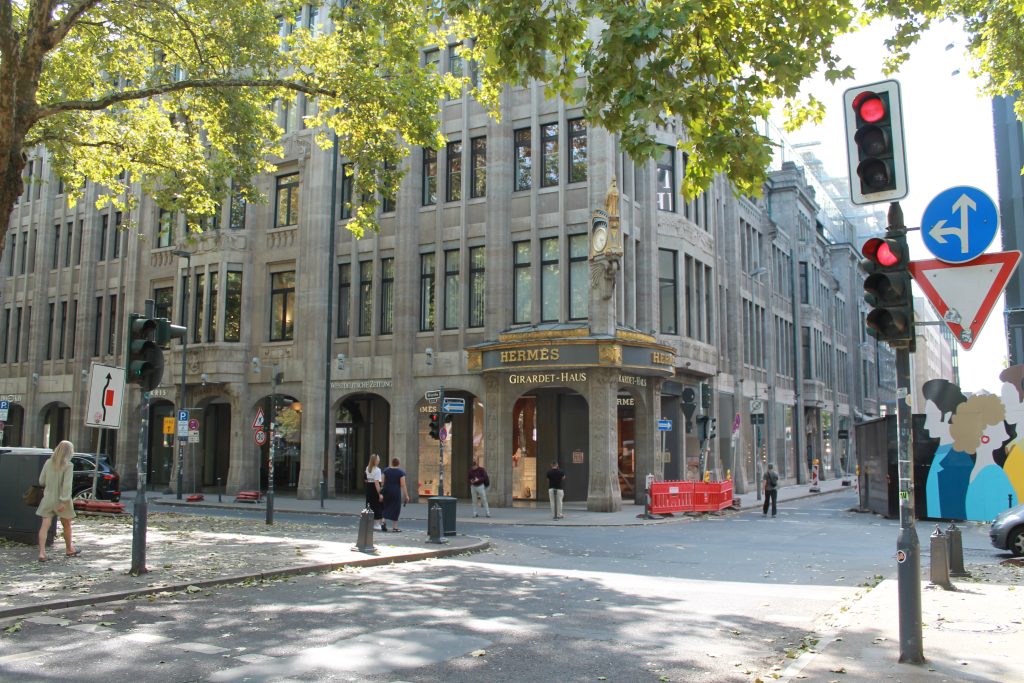 Hermès winkel Düsseldorf, foto: Chimène de Jonge