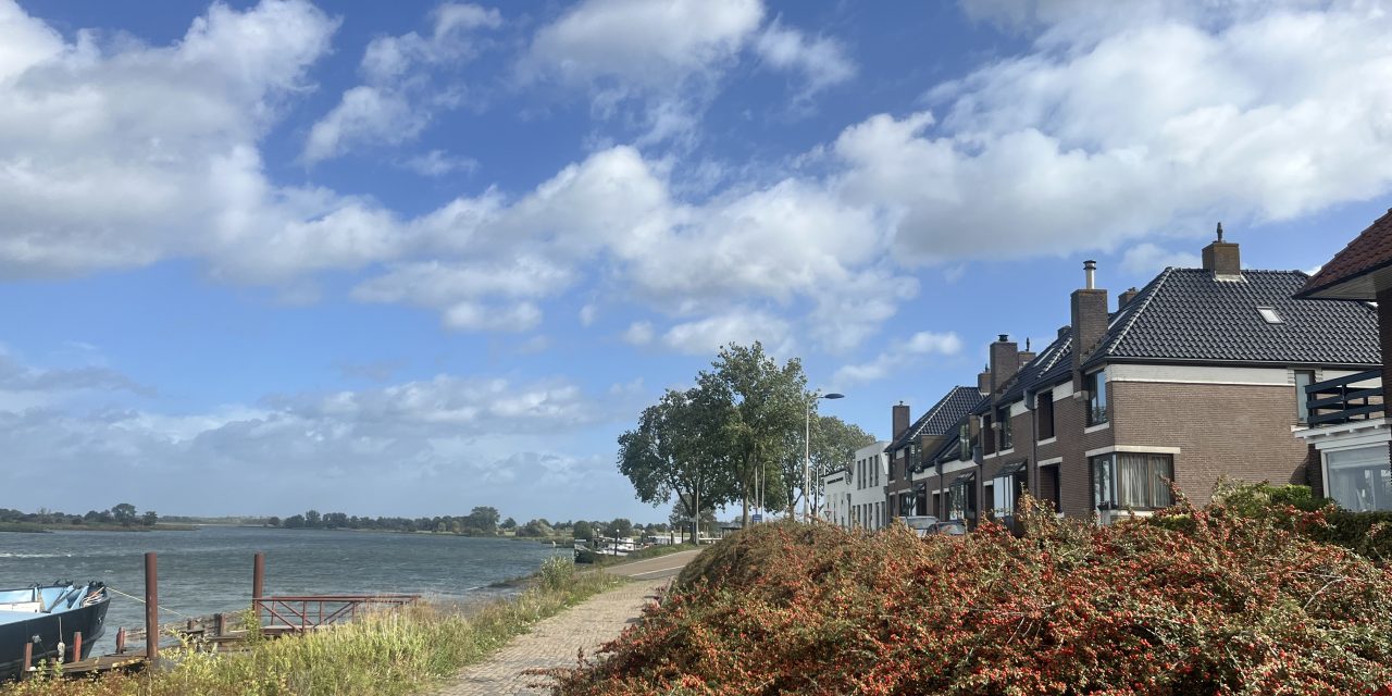Hoger waterpeil in de Lek door klimaatverandering