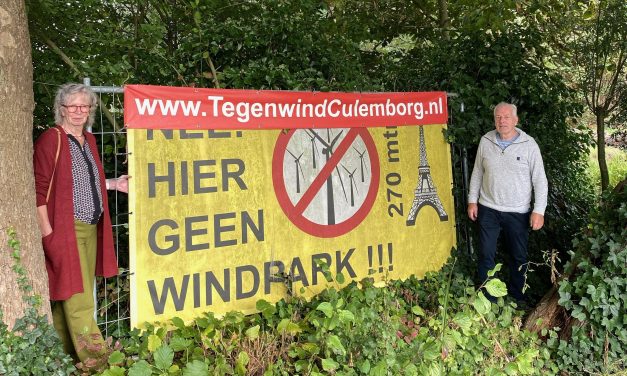 Werkgroep Tegenwind laat schaduwkant windturbines horen