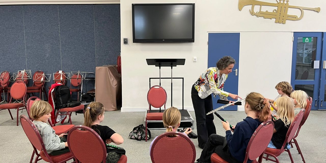Muziekcircuit bij Pieter Aafjes laat kinderen kennismaken met muziek