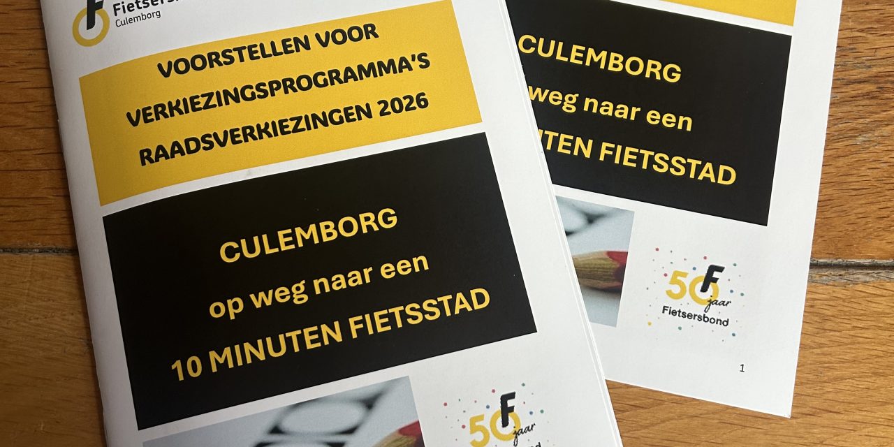 Van autostad naar fietsstad, hoe wordt dat werkelijkheid?