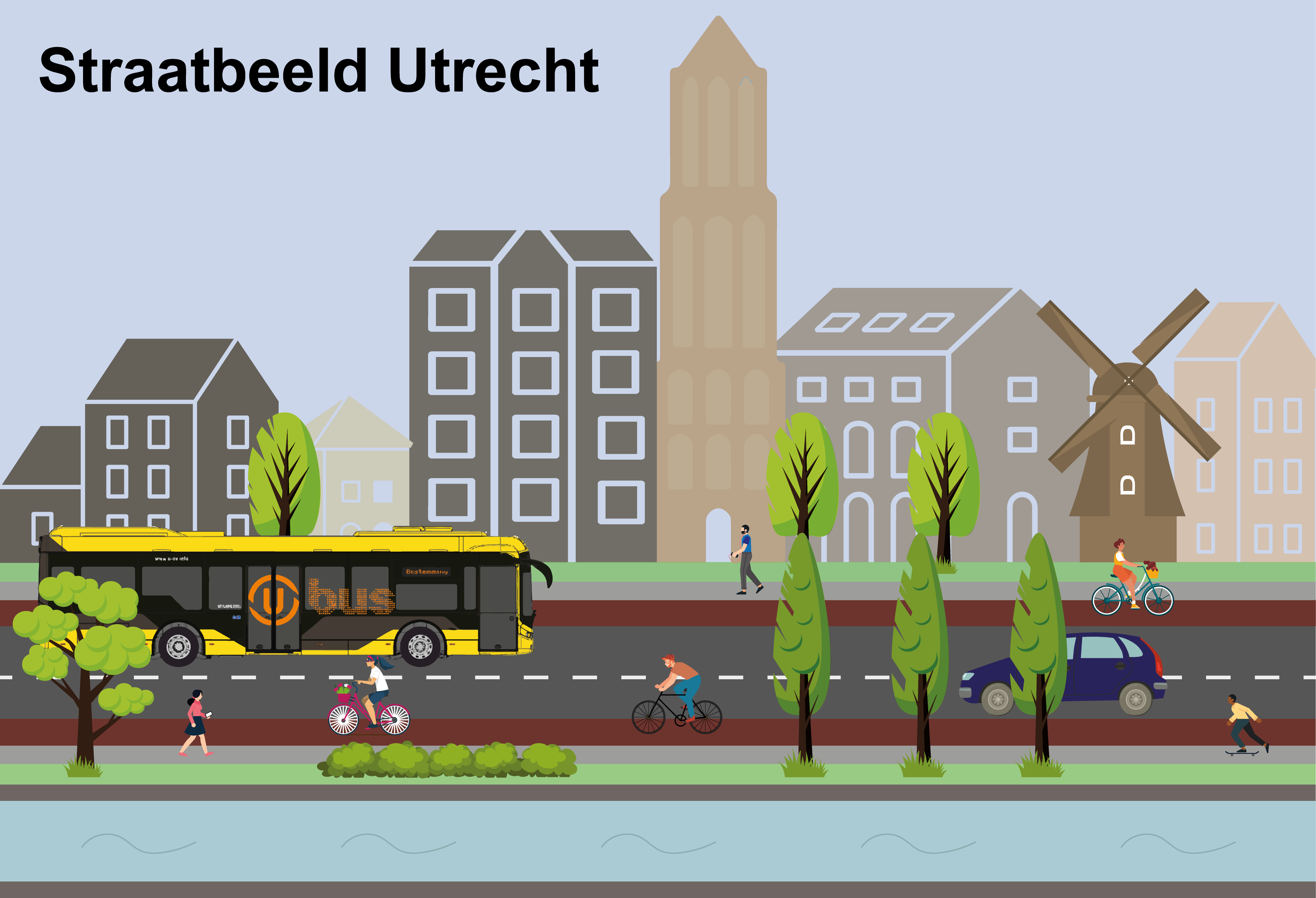 Straatbeeld-Utrecht