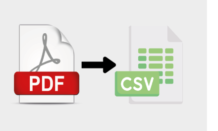 Handleiding PDF naar CSV