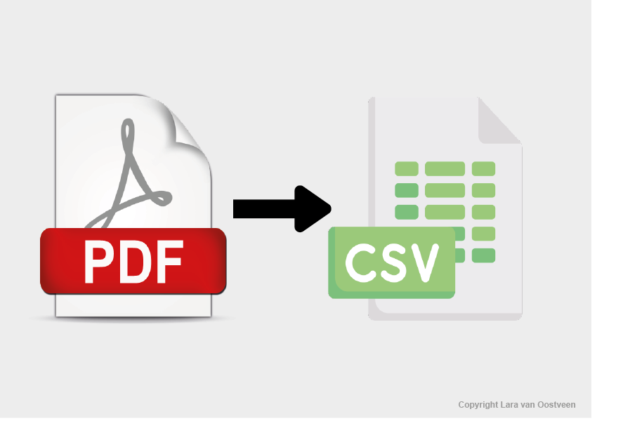 Handleiding PDF naar CSV