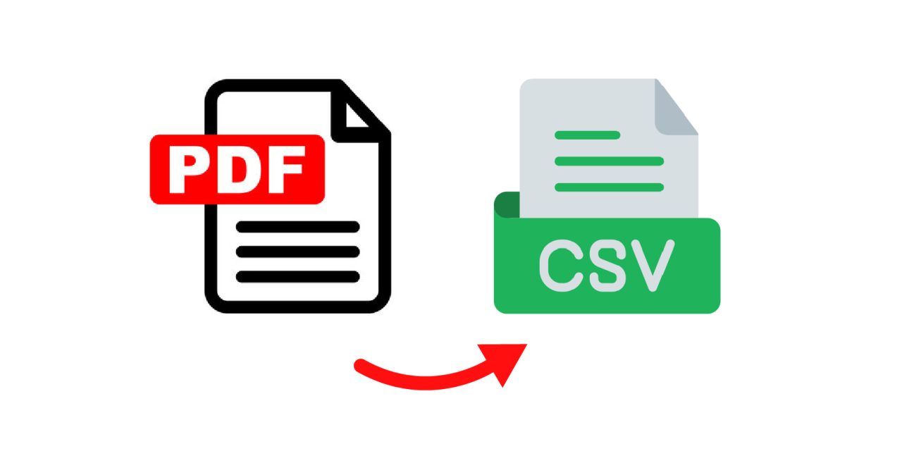 Handleiding PDF naar CSV