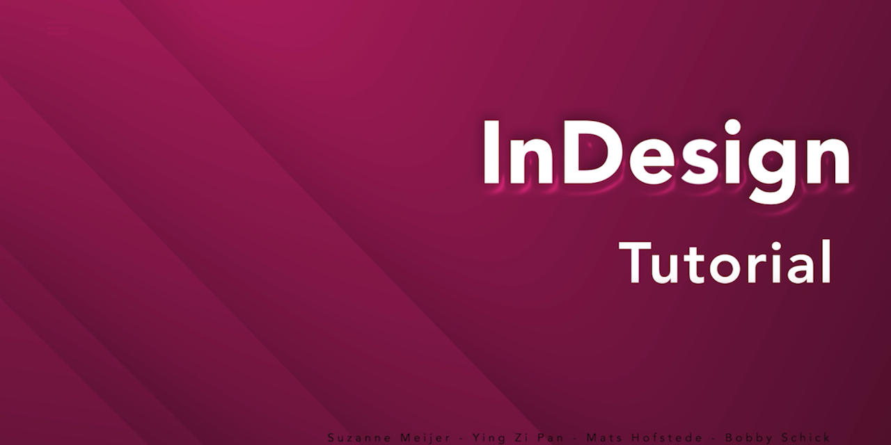 HowTo-video: InDesign