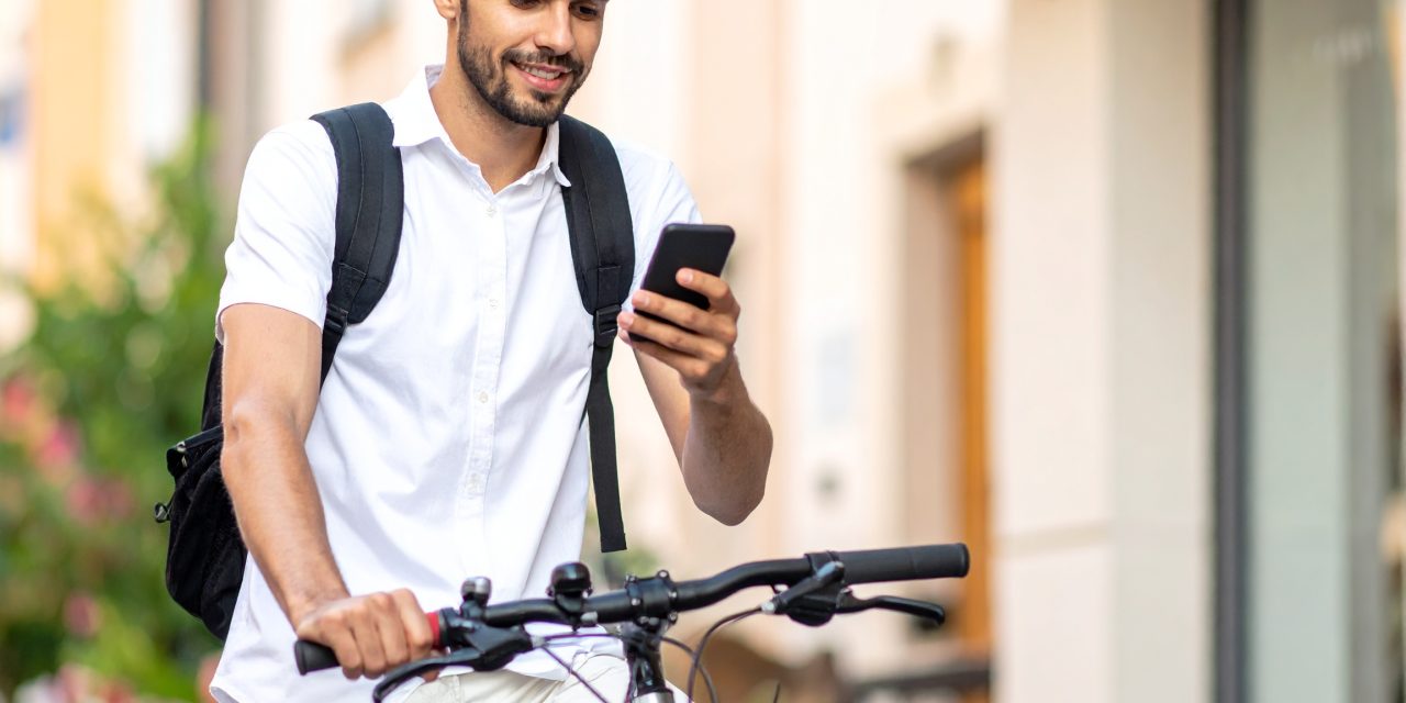 Aantal fietsers op telefoon erg laag