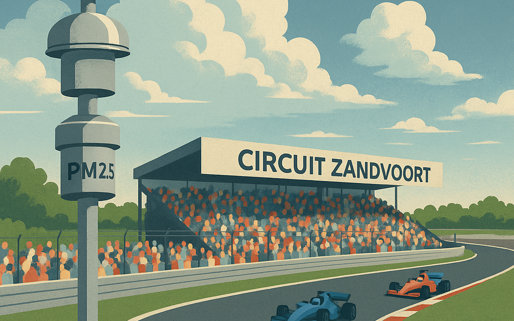 Formule 1 in Zandvoort zorgt niet voor vuile lucht in Haarlem