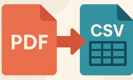 Handleiding PDF naar CSV