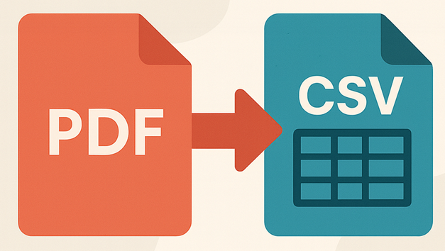 Handleiding PDF naar CSV