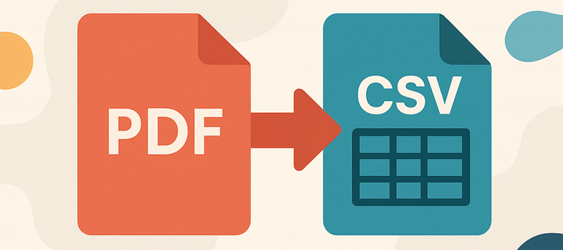 Handleiding PDF naar CSV