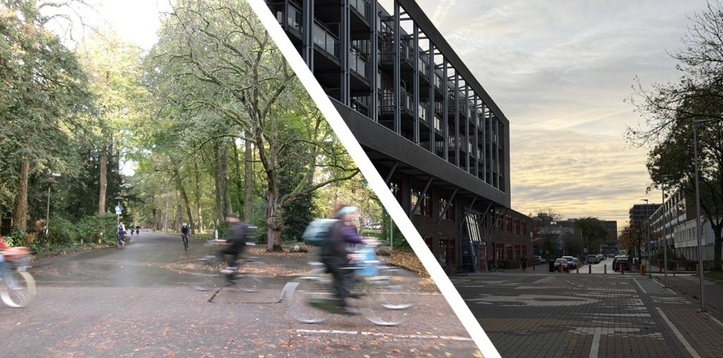 Fietsende studenten leggen subtiel verschil in luchtkwaliteit bloot 