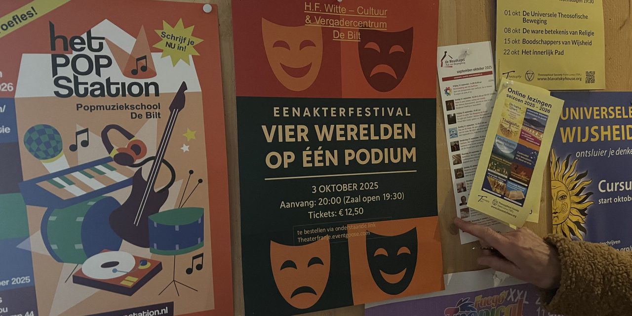 Organisator Anneke Iseger vertelt over Eerste Biltse Eenakter Festival