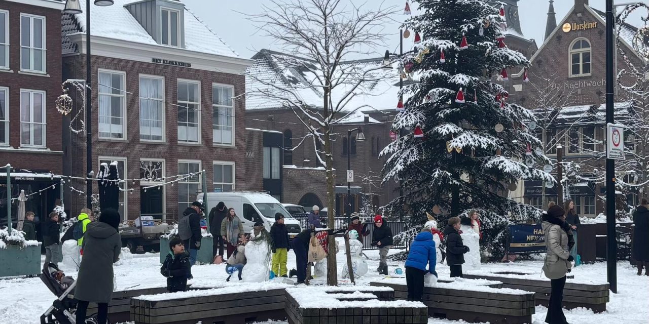 ‘’Er ligt sneeuw, we moeten hier iets mee’’ Nog geen dag later stond het Sneeuwpopfestival er