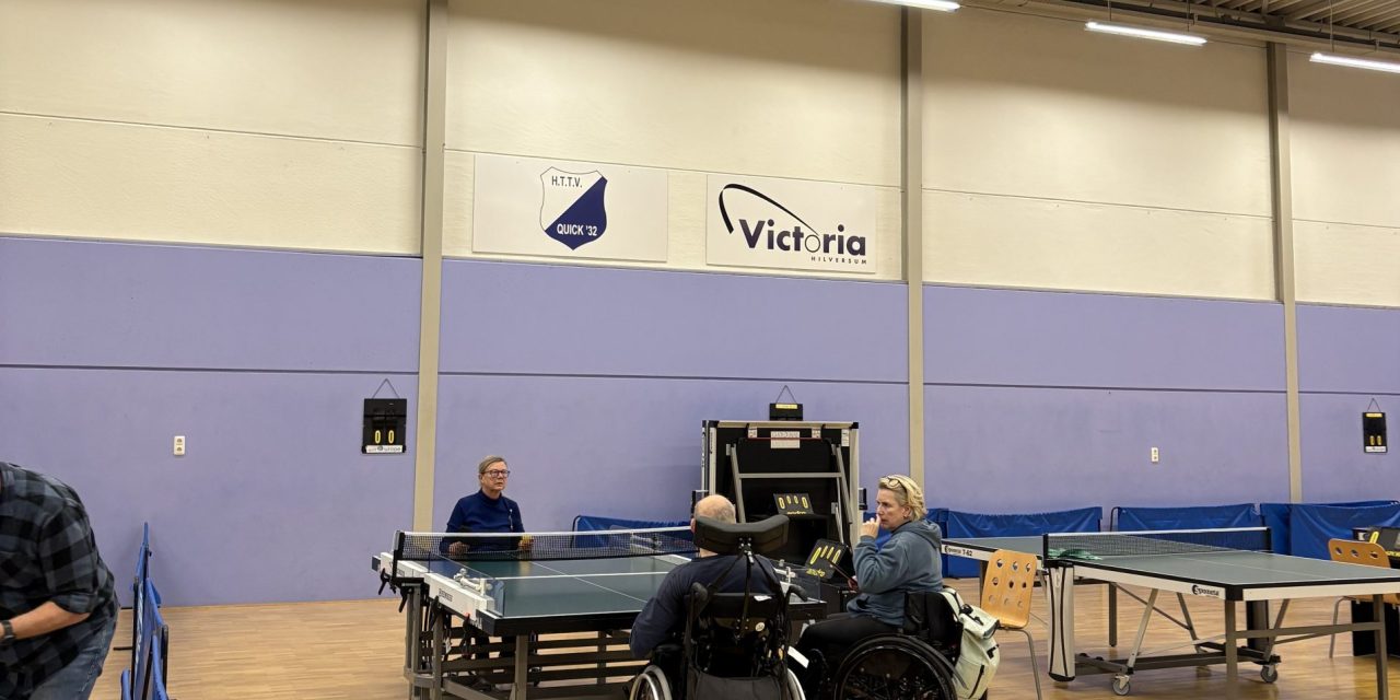 Para-tafeltennis in Hilversum, een sport voor iedereen