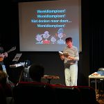 Tosca Menten brengt haar nieuwste held, Turbo Teun, samen met Mirek Walton tot leven in bibliotheek Hilversum