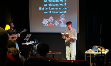 Tosca Menten brengt haar nieuwste held, Turbo Teun, samen met Mirek Walton tot leven in bibliotheek Hilversum