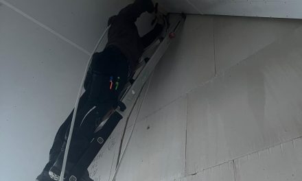 Ook in de winter aan het werk