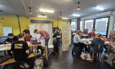 Dungeons and Dragons progamma bezig bij Shine Houten