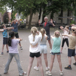 Voorbereidingen op Loop door Houten in volle gang, ook onder de jonge lopers
