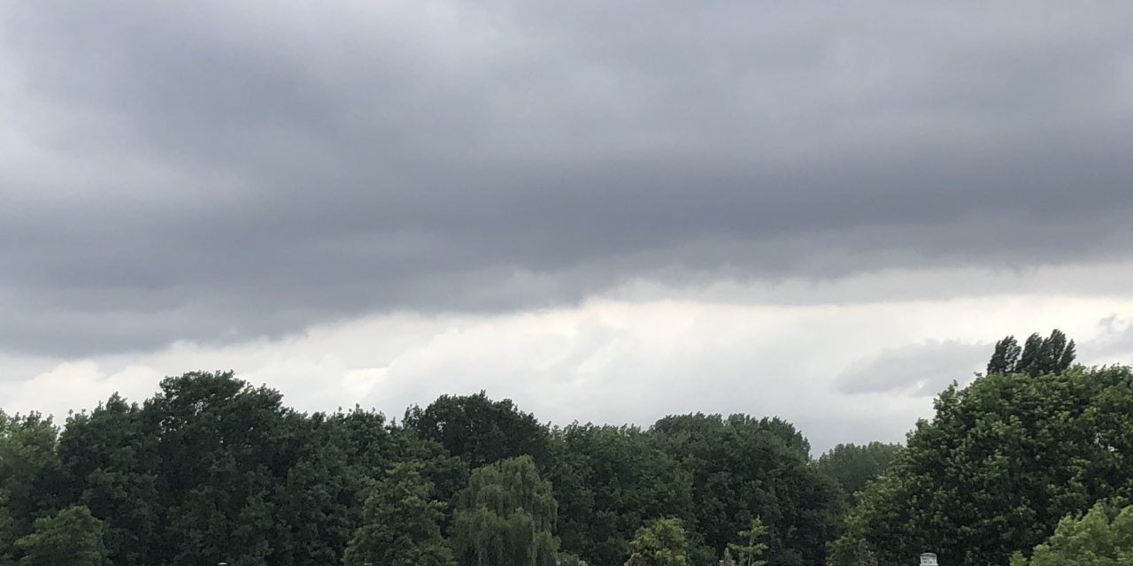 Extreem droog weer zichtbaar in Houten