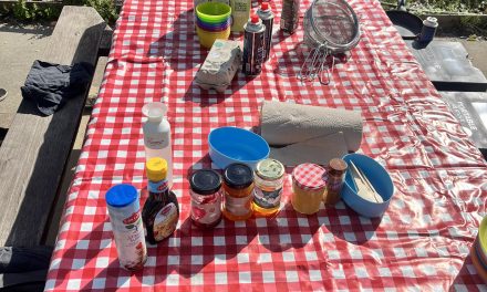 Moestuinjuf geeft workshop kruidenpannenkoeken maken in Houten