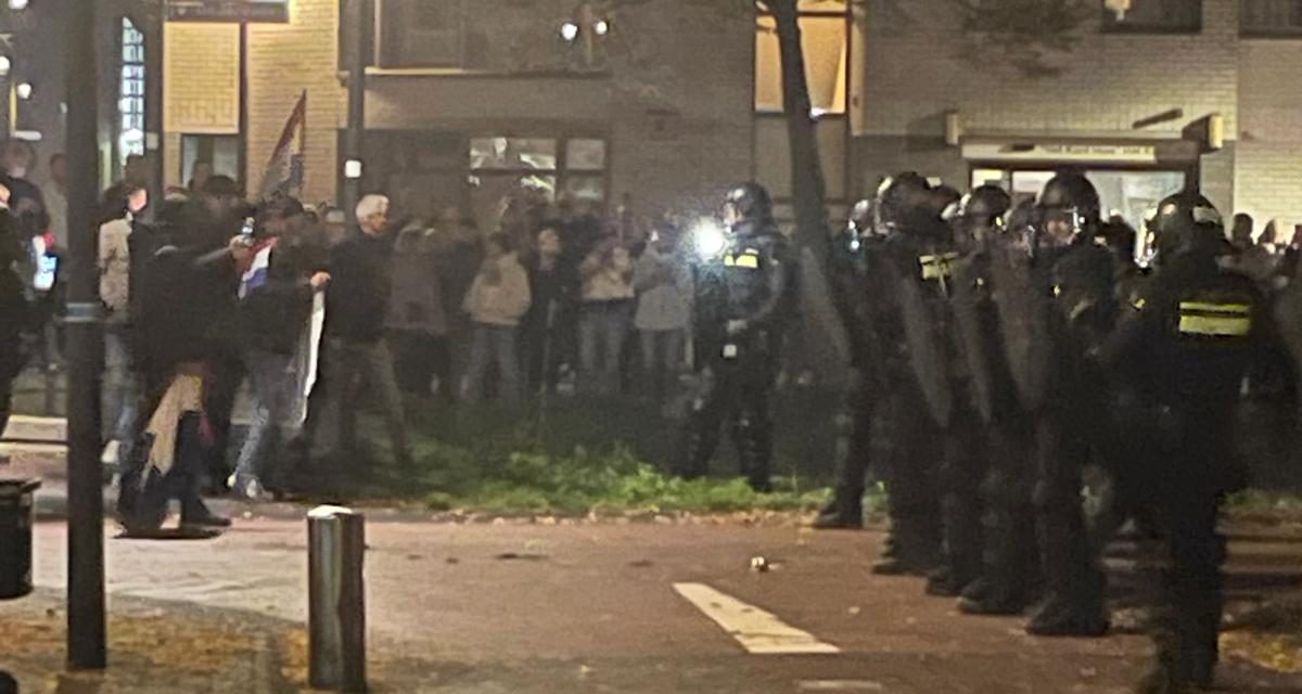 Pro azc demonstratie in HOUTEN krijgt onverwacht bezoek van tegenpartij