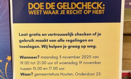 Gemeentehuis Houten helpt mensen met geldcheck