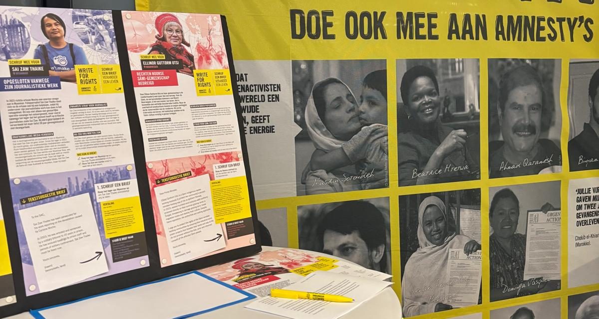 Met één handtekening een verschil maken: derdejaars scholier zet zich in voor mensenrechten