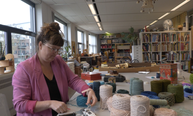 Draden met een verhaal- het atelier van Marieke