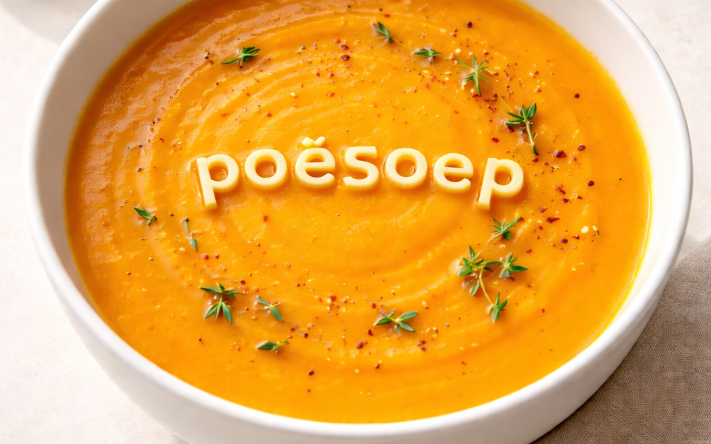 Bij Poësoep delen amateurdichters al drie jaar lang eigen gedichten, onder genot van een kopje soep.