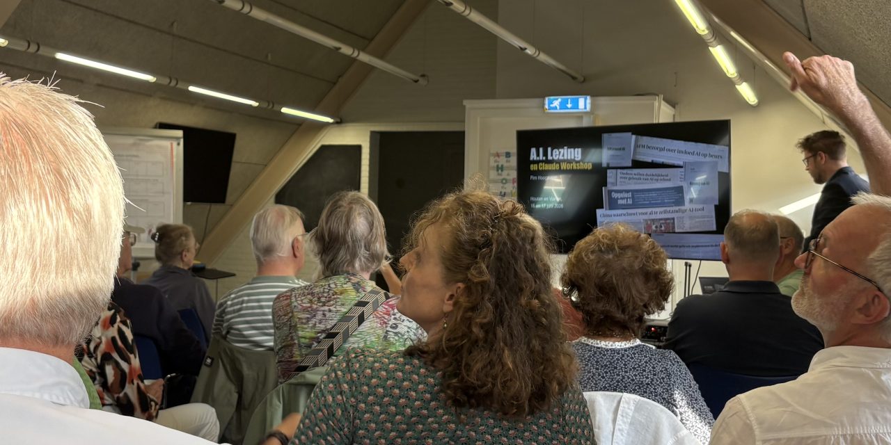 Lezing over AI in bibliotheek Houten roept enthousiasme en vragen op