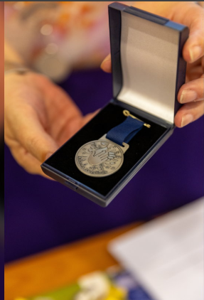 De eerste uitreiking van het Jeugdlintje in Houten