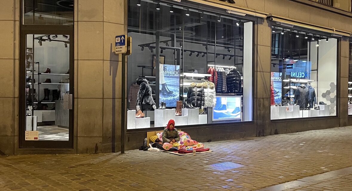 The new population living on the streets of Brussels